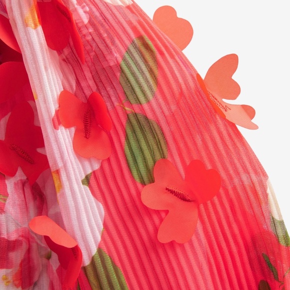 Baker by Ted Baker - 3D Floral Fit & Flare Dress Sz. 12 yrs - Picture 7 of 10